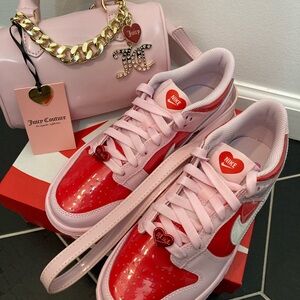 Pink and Red Nike Dunks ❤️